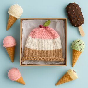 Alpaca Neapolitan infant cap NEW